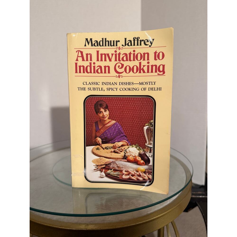Madhur Jaffrey Invitation to Indian Cooking Vintage Delhi Recipes